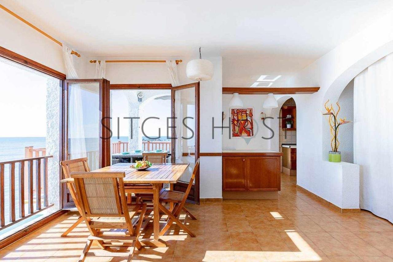 Apartamento Sitges Casa del Mar Impresionantes vistas al mar Exterior foto