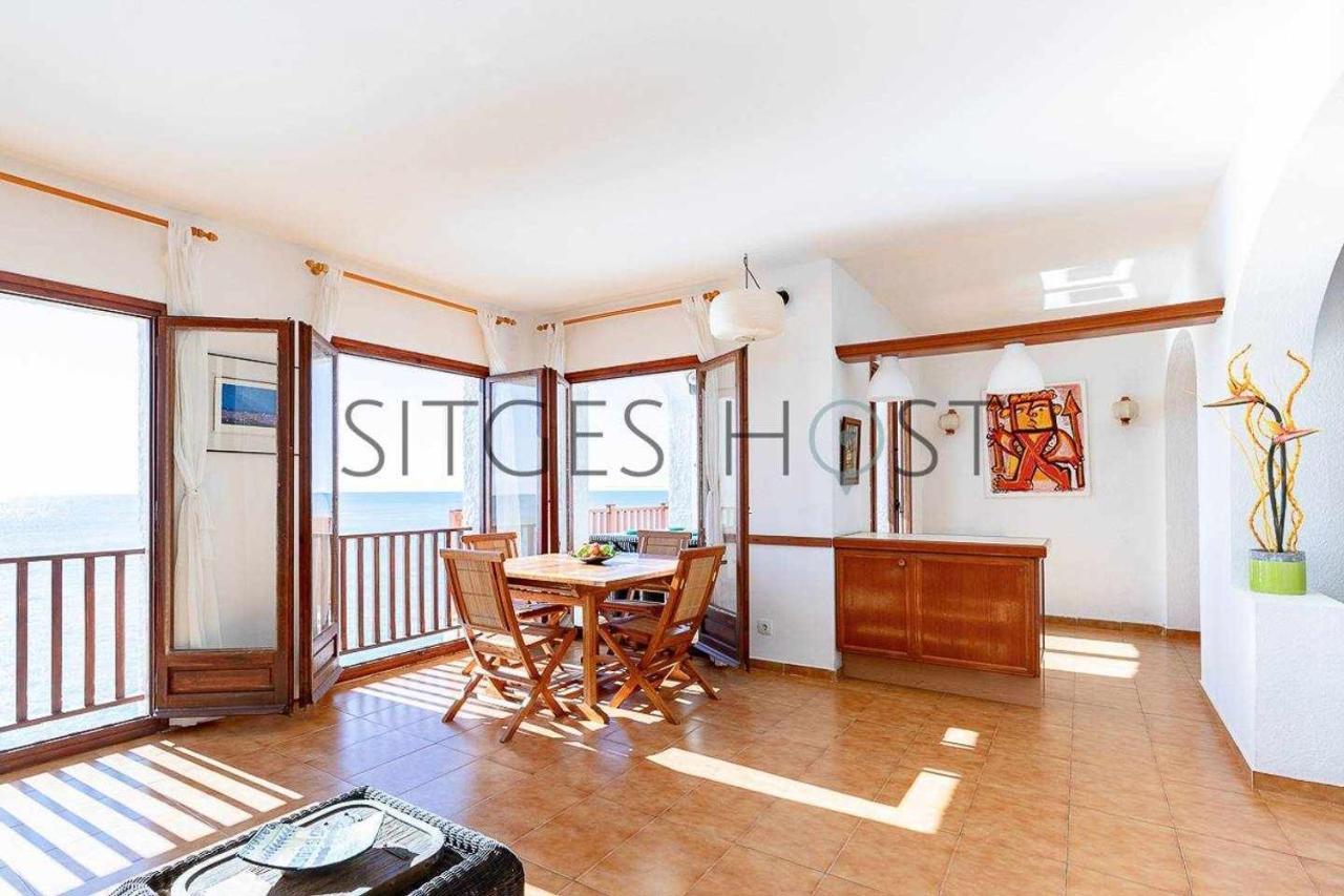 Apartamento Sitges Casa del Mar Impresionantes vistas al mar Exterior foto